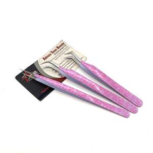 Pince à cils rose à imprimé léopard, 90 et 45 degrés, pince à isolation incurvée à 65 degrés, impression de logo personnalisée, service OEM - Product Image 6