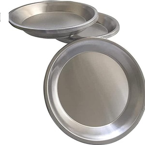 Placa inferior de diseño hecho a mano no rústico de acero inoxidable de metal puro de una sola pieza con forma redonda de gran tamaño a precios muy buenos - Product Image 3