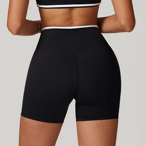 Nouveaux vêtements de sport taille haute Fitness entraînement Yoga Shorts entraînement Gym Yoga shorts pour femmes - Product Image 5