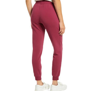 Pantalon de survêtement en molleton rouge pour femmes Joggers de gymnastique respirants confortables Offre Spéciale vêtements d'hiver avec Style avant plat personnalisable - Product Image 3