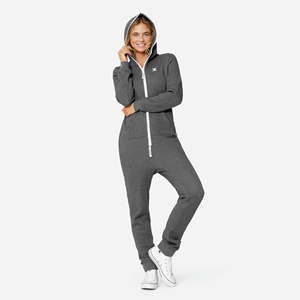 ผ้าฝ้าย80% 20% โพลีเอสเตอร์ขัดด้านหลังมีซิปด้านในสองทางจาก YKK มีสีเทาเข้มมีซิปใส่ได้ทั้งชายและหญิงแบบดั้งเดิม - Product Image 4