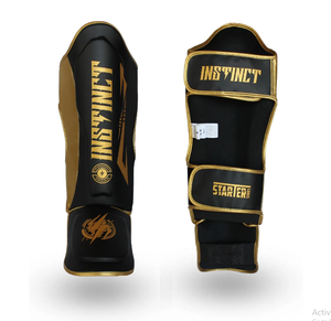 ชุดหนังสังเคราะห์ป้องกันหน้าแข้งสำหรับผู้เริ่มต้นฝึกมวยไทย MMA แบบมืออาชีพตามสั่ง - Product Image 1