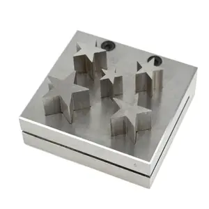 Good Quality star Jewelry Disc Cutter 5 Holes Jeweler Making Tools square disc with custom size and logo cutter set