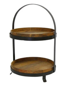 Soporte Decorativo para Pastelitos de Mesa, Soporte para Pastel de Madera Natural, Tendencia en Restaurantes y Hoteles - Product Image 6