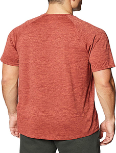 Camiseta de gimnasio de media manga de algodón/poliéster transpirable cómoda de alta calidad para hombre, diseño personalizado de talla grande, forro polar de Color gráfico - Product Image 3