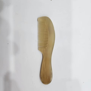 Peinetas de plumas nupciales hechas a mano de alta calidad, peineta de cuerno Natural elegante, el mejor peine de pelo indio hecho a mano - Product Image 1