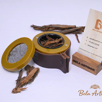 Brûleur d'encens et diffuseur d'arômes électrique Oud Bakhoor USB portable en bois et résine pour l'été, directement de l'usine, faible MOQ, Bela Artisan