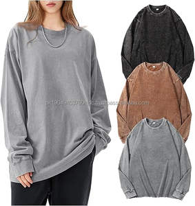 Sudadera Holgada de Algodón para Mujer con Cierre, Manga Larga, Cuello Redondo, Bolsillo, Estilo Vintage, Corte Holgado - Product Image 3