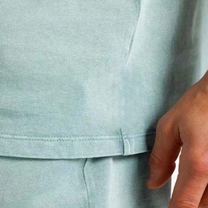 เซ็ตเสื้อยืดลำลองสำหรับผู้ชายชุดเสื้อยืด2ชิ้นสำหรับผู้ชายชุดกางเกงขาสั้นแบบสั่งทำสำหรับฤดูร้อน - Product Image 5