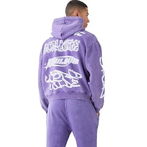 Vente en gros de survêtements personnalisés de haute qualité pour hommes personnalisés bouffée imprimée vêtements de mode décontractés survêtement pour hommes | TIV-WT-86 - Product Image 5