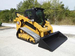 Chargeuse compacte sur chenilles Caterpillar Cat 289D3, moteur diesel, jaune, type chargeuse à direction déportée - Product Image 4