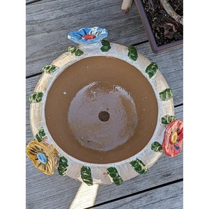 Pot de fleur de cactus en céramique fait à la main poterie mexicaine écologique intérieur extérieur et jardin décor comme charmant pot de plante - Product Image 4