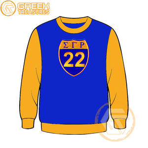 Sudadera de lana de algodón Sigma Gamma Rho personalizada de alta calidad, Jersey bordado, chaqueta para mujer, ropa griega, estilo de hermandad - Product Image 2