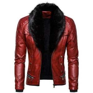 <b>Mens</b> Sheep Skin Coated <b>Jacket</b> Sophisticated Outerwear Waterproof Hooded Designed Smooth Surface Balanced Fit Modern Styling - Product Image 4