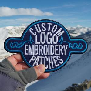 Custom Heat Press 3D Puff LOGO Badges Embroidered Patch Sew <b>on</b> <b>Iron</b> <b>on</b> Clothing Patches Custom Embroidery Patch - Product Image 6