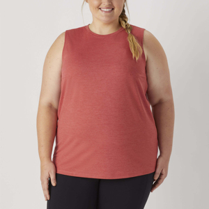 Camiseta sin mangas de cuello redondo personalizada OEM para mujer, ropa de verano informal, camiseta sin mangas elegante y ligera - Product Image 2