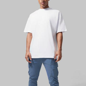 Camisetas con logotipo personalizado para hombre, camiseta de algodón 100 de alta calidad, camiseta Premium con estampado de algodón, Camiseta ajustada con cuello grueso gráfico para hombre - Product Image 6