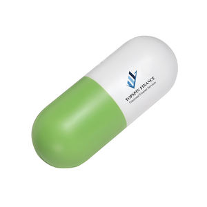 Balle anti-stress personnalisée en forme de capsule, balle en mousse de soutien émotionnel et motivationnel, jouet anti-stress en forme de pilule, cadeaux promotionnels - Product Image 3