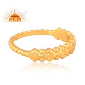 Bague ajustable en argent sterling 925 plaqué or 18 carats, nouveauté, bijoux de créateur pour femme, cadeau pour elle - Product Image 3