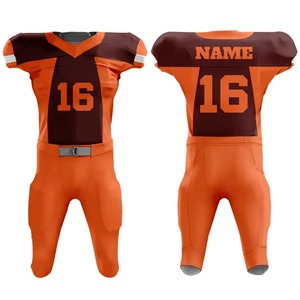 Vente en gros, uniforme de football américain sur mesure, respirant, grande taille, antibactérien, été, manches courtes, spandex/polyester - Product Image 1