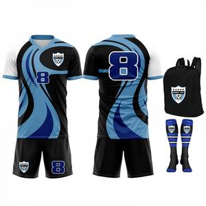 Uniforme de Fútbol Personalizado para Niños, Nuevo Estilo, Sublimación Completa, Secado Rápido, Transpirable, Uniforme de Entrenamiento con Impresión de Nombre - Product Image 1