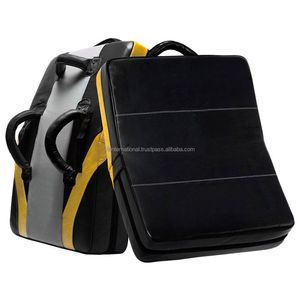 Pads de frappe professionnels personnalisés pour arts martiaux, Focus Pad Muay Thai vert, en PU, durables et confortables - Product Image 6