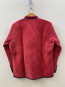 Red Velvet Quilted Full Sleeves Short <b>Jacket</b> Collared Short Blazer Plain Quilted Padded Velvet <b>Jacket</b> <b>Hippie</b> Boho Folk <b>Jacket</b> - Product Image 2