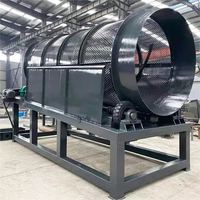 Machine de criblage de trommel mobile Tamis rotatif en pierre et sable Fabricants d'écran de tambour sans arbre