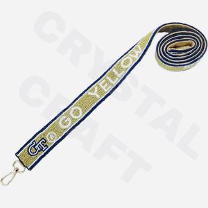 CRYSTAL CRAFT Color personalizado Estilo India Correa de monedero con cuentas de vidrio con logotipo personalizado-Accesorios de uso diario - Product Image 2