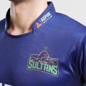 Maillot de football personnalisé Multan Sultans Youth, kit domicile, polyester, manches courtes, technique de sublimation, ensemble haut et short - Product Image 5