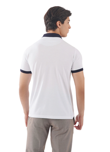 เสื้อโปโลแขนสั้นสำหรับผู้ชายสไตล์ลำลองเสื้อโปโลแบบซับลิเมชันออกแบบได้ตามต้องการ - Product Image 3