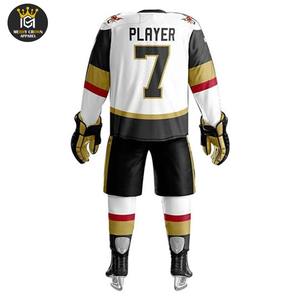 ชุดยูนิฟอร์มโพลีเอสเตอร์ฮ็อกกี้น้ำแข็ง100% ปรับแต่งได้พร้อมฟีเจอร์แห้งเร็วและกันน้ำ - Product Image 3