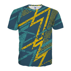 Camiseta de Verano para Hombre, Estilo Casual, de Algodón y Poliéster, con Estampado Serigrafiado, Manga Corta, Ajuste Suave, Secado Rápido y Transpirable - Product Image 1
