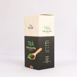 Boîte-cadeau élégante de thé personnalisée en ivoire avec stratification mate et fournisseur du Vietnam d'impression offset - Product Image 2