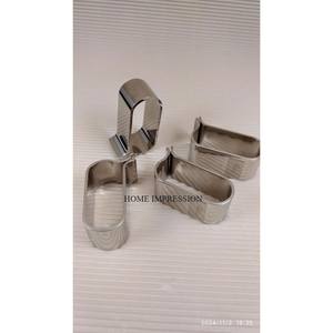 Porte-serviettes en métal de luxe, design moderne écologique pour mariage et cadeaux, taille et forme personnalisables - Product Image 2