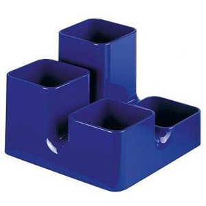 Organizador de Escritorio de Poliestireno Azul Rey 13 x 9 x 13 cm ARLAC Uni-Butler - Product Image 1