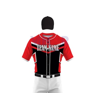 Jersey de béisbol de alta calidad hecho a medida, conjunto de Material de poliéster, ropa de equipo de estilo, uniformes de Etiqueta Privada, su propio diseño - Product Image 5