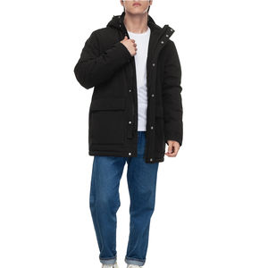 Fabricant personnalisé vente en gros vestes d'hiver pour hommes utilitaire à capuche polaire longue doudoune vêtements épais Parka pour hommes - Product Image 4