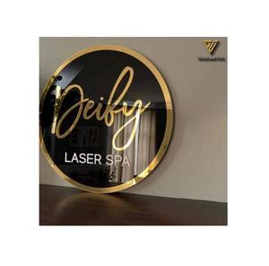 Letrero acrílico iluminado personalizado con luces LED perfecto para decoración de pared de tienda de oficina y marca comercial - Product Image 4