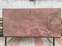 Panneau mural en pierre translucide rustique flammé, finition texturée, résistant au feu, durable, chambre à coucher, salle de bain, cuisine, bar, salon