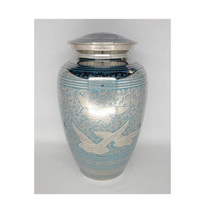 นกทองเหลืองคืนบ้านผู้ใหญ่โกศสำหรับสัตว์เลี้ยงของมนุษย์พร้อมถุงกำมะหยี่ฟรี - Product Image 1