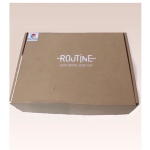 Boîtes en papier ondulé UV de marque privée boîte en carton d'emballage de vêtements de chaussures à montage automatique boîte d'emballage d'expédition à bon prix - Product Image 2