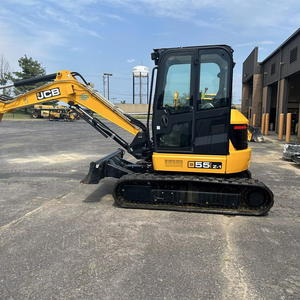 รถขุดตีนตะขาบ JCBs 55Z-1 รุ่นมินิ ปี 2020 เครื่องยนต์คุณภาพสูง มอเตอร์ Changchai ปั๊ม Shimadzu กระบอกสูบ เกียร์ 10,001-20,000 - Product Image 4