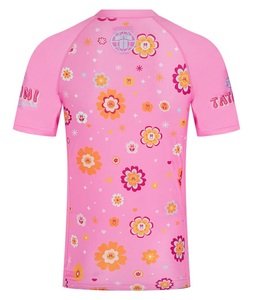 Camiseta de Manga Corta Transpirable con Protección Solar UPF50+ y Diseño Floral, Ecológica - Product Image 2