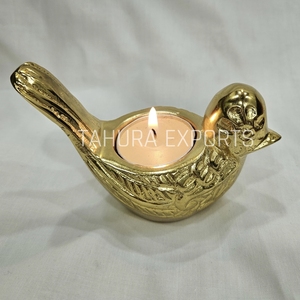 New Arrival Classic Bird Tabletop Decoration Golden <b>Tea</b> <b>Light</b> Candle Holder for <b>Christmas</b> Home Ramadan Decoration and Gifting - Product Image 6