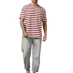 T-shirt pour homme 100% coton, coupe ample, imprimé, surdimensionné, poids lourd 240G, personnalisé, écologique, séchage rapide, manches courtes - Product Image 4