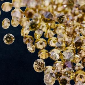 เพชรธรรมชาติทรงกลม2.30ถึง2.60มม. หินอัญมณีสีน้ำตาลอ่อน mn/db VS2แบบหลวม - Product Image 3