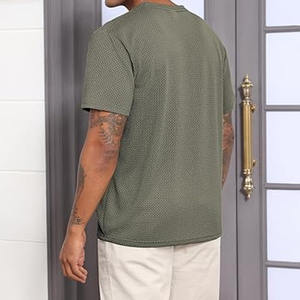 เสื้อยืดผ้าฝ้าย100% ขนาดใหญ่พิเศษ220 GSM พิมพ์ลายปักสำหรับผู้ชายเสื้อยืดโอเวอร์ไซส์ใช้ได้ทั้งชายและหญิง - Product Image 5