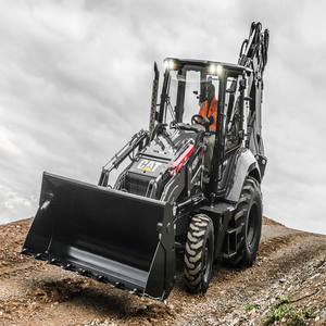 Chargeuse-pelleteuse CAT 4x4 avec chargeur frontal et pelle arrière pour l'ingénierie et la construction - Product Image 5