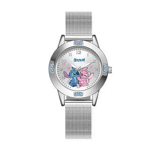 Reloj de Pulsera de Lujo Disney con Pantalla Analógica y Digital, Movimiento de Cuarzo, Resistente al Agua, Caja de Cristal y Correa - Product Image 4
